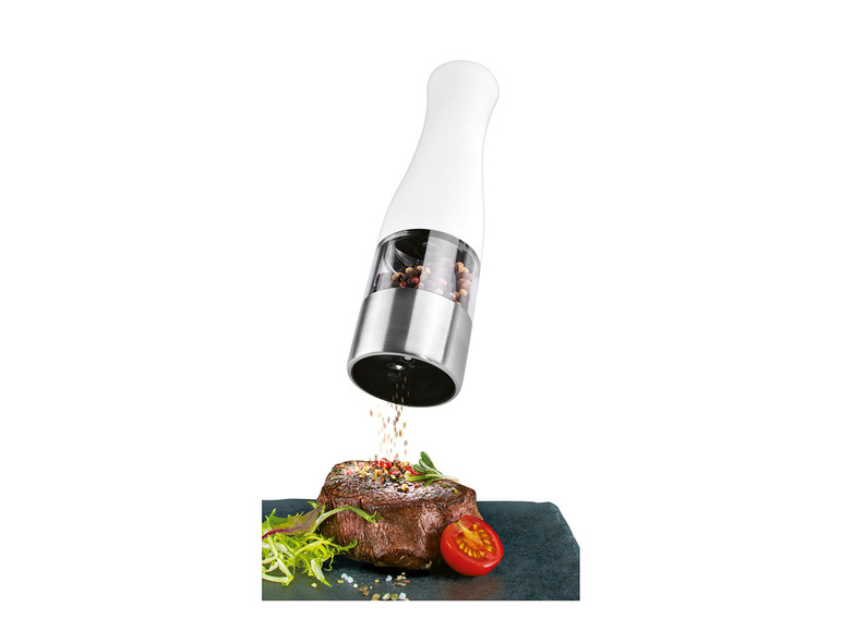 SILVERCREST® KITCHEN TOOLS Salz- und Pfeffermühle »SMIE 6 A1/SSMIE 6 A1«, elektronisch Auslauf