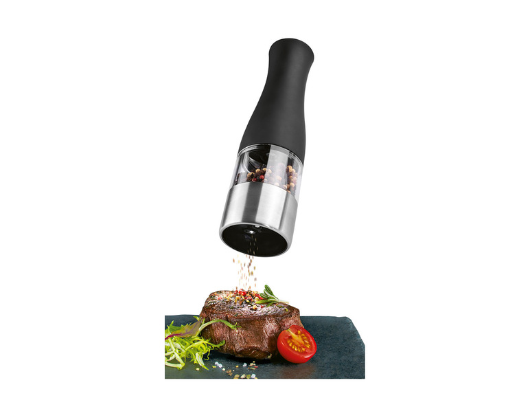 SILVERCREST® KITCHEN TOOLS Salz- und Pfeffermühle »SMIE 6 A1/SSMIE 6 A1«, elektronisch Auslauf