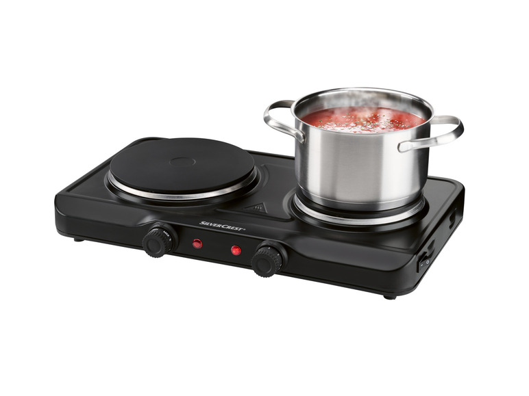 SILVERCREST® KITCHEN TOOLS Doppelkochplatte »SDK 2500 E1 / SDK 2300 E1 / SODK 2500 E1«, 2500 W Kostenloser Versand