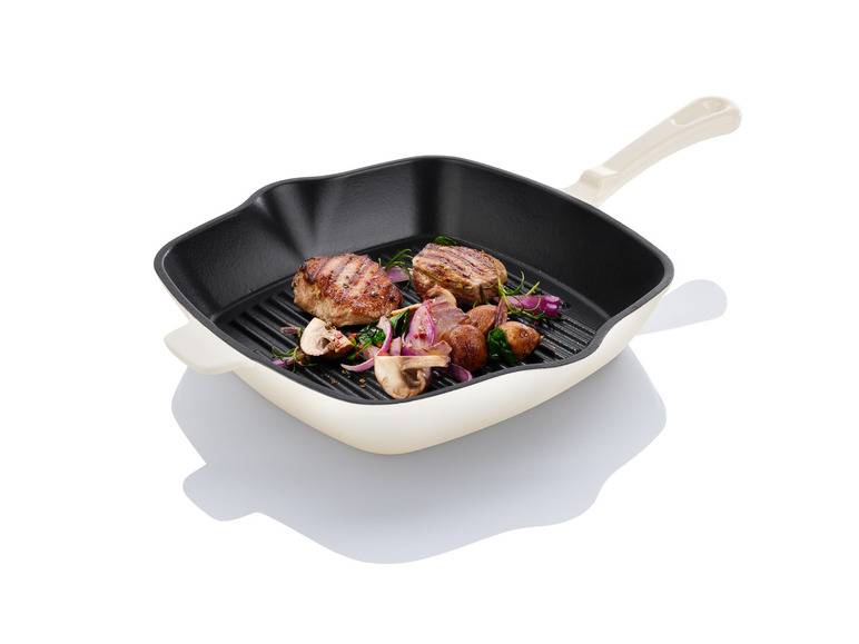 LIVARNO home Gusseisen-Grillpfanne, mit beidseitigem Ausgießer Flash Sale