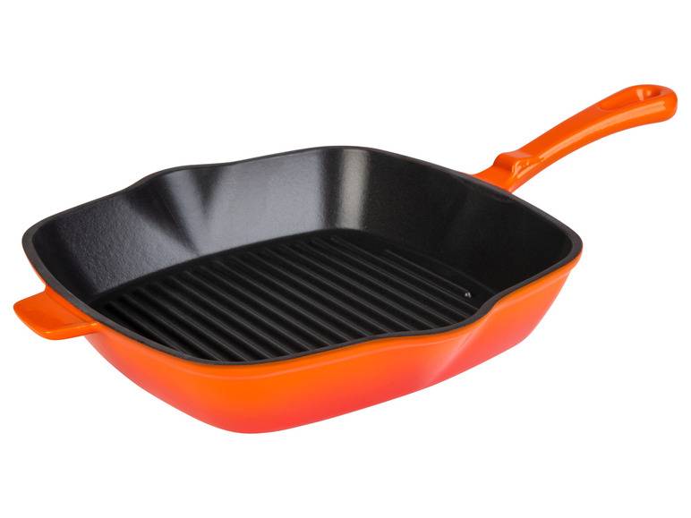LIVARNO home Gusseisen-Grillpfanne, mit beidseitigem Ausgießer Flash Sale