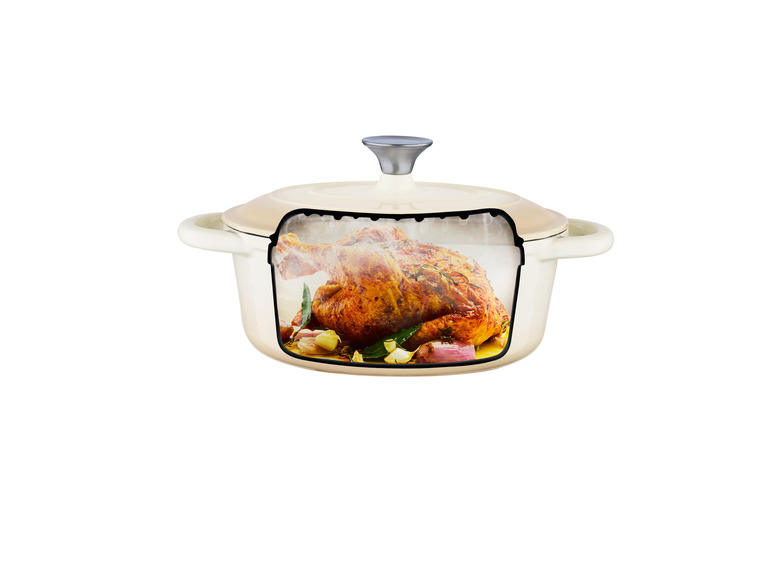 LIVARNO home Gusseisen-Bräter, mit Drop-System, 2,4 l Cyber Monday