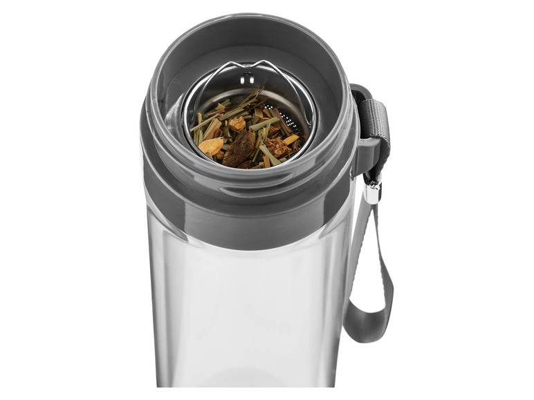 ERNESTO® Trinkflasche mit Zitruspresse/ Trinkflasche mit Infuser Jubiläumsangebot