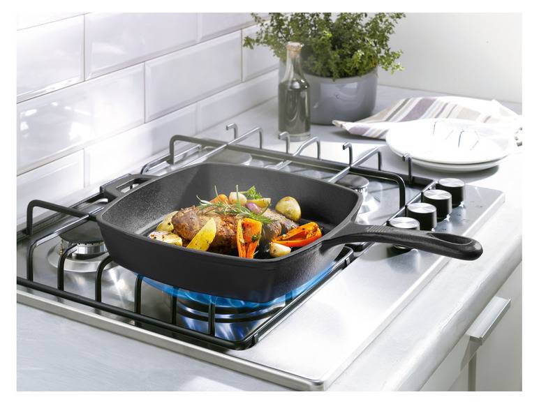 GRILLMEISTER Gusseisen mit Wok und Bratpfanne Neuheiten