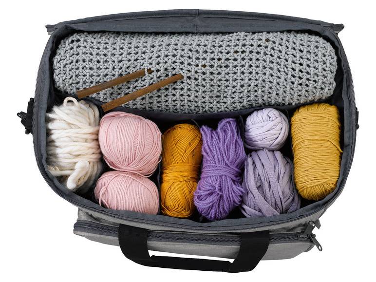 crelando® Nähmaschinen-Trolley / Strickzubehör-Tasche Begrenzte Freigabe