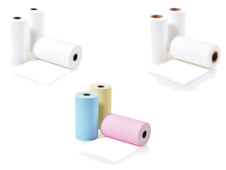 SILVERCREST® Fotopapier, 3 Stück, für Mini Pocket Printer Discount Store für neue Produkte