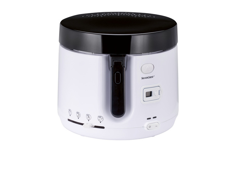 SILVERCREST® KITCHEN TOOLS Fritteuse »SFT 1900 A1«, mit Timer, weiß Fabrikladen