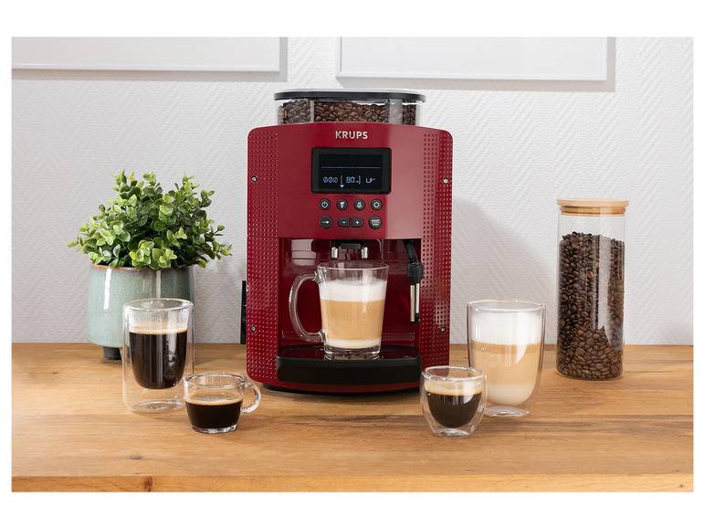 Krups Kaffeevollautomat EA8155/EA81P0/EA8155.70, Brühgruppe aus Metall Tägliche Deals