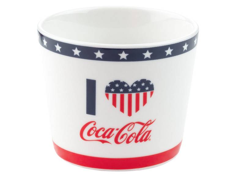 Coca Cola Eisbecher mit Löffeln, 4er Set Fabrikladen