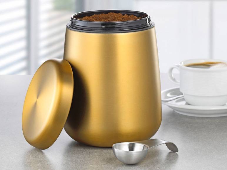 Esmeyer Kaffee-/ Vorratsdose Edelstahl inkl. Löffel im Deckel Hotsell