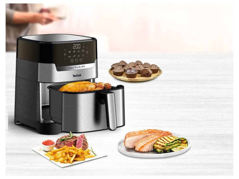 Tefal Heißluftfritteuse »Easy Fry & Grill XL Deluxe EY505D«, 1.550 W Online Shopping