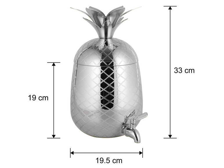 ECHTWERK Ananas Getränkespender 4,7L Angebote