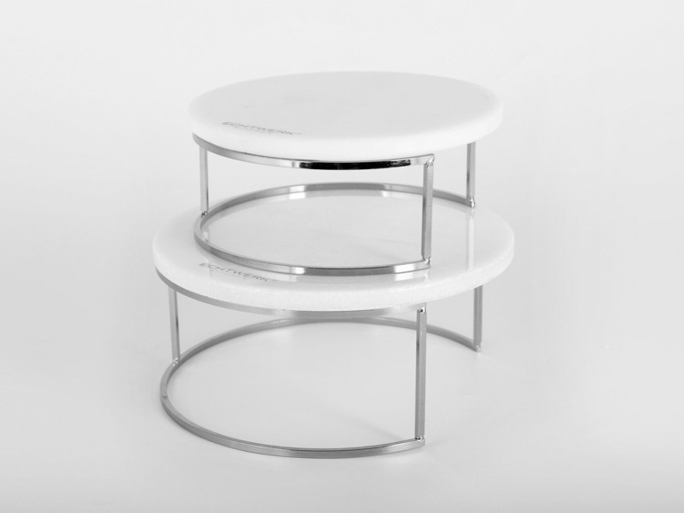 ECHTWERK Etagere Marmor, 2 stöckig, ideal zum Servieren Günstiger Verkauf