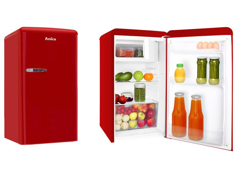 Amica Retro Kühlschrank »KSR 361 105« mit Gefrierfach Große Rabatte
