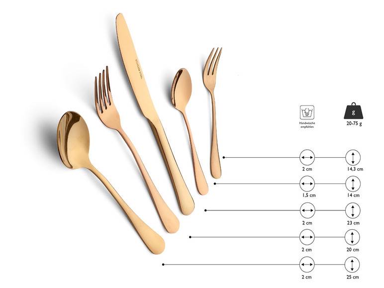 ECHTWERK Besteck Sorrent 30-teilig stonewashed Bis zu 60% Rabatt
