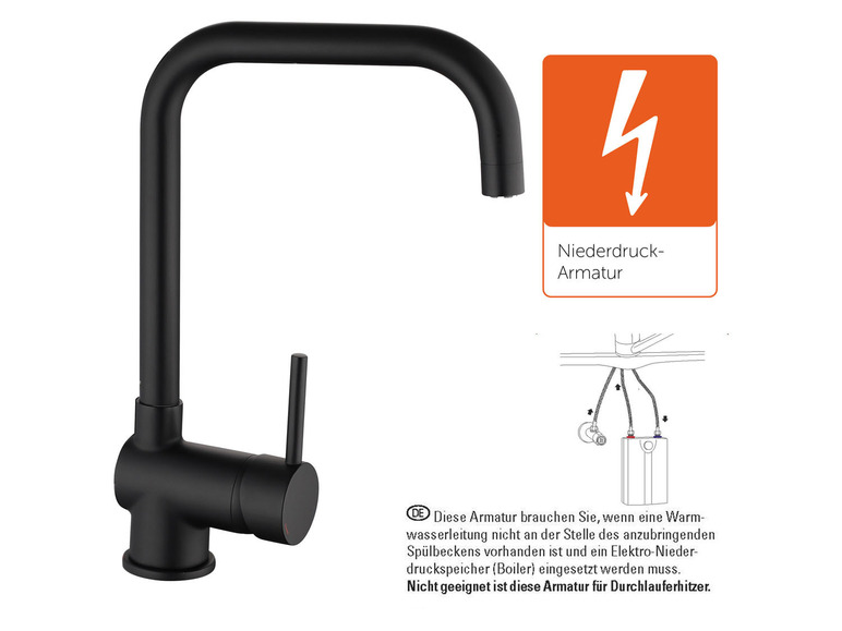 Eisl Küchenarmatur Futura Niederdruckarmatur, mit Einhebelmischer Fabrik Onlineshop