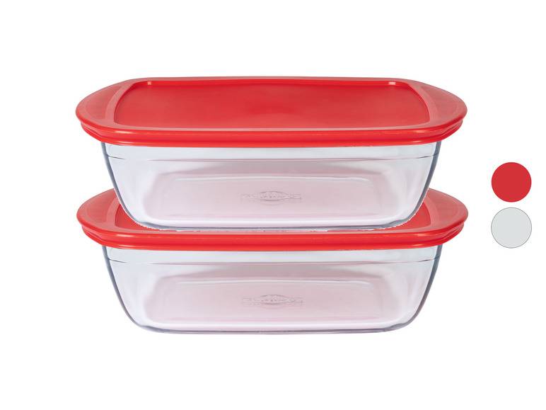 Pyrex® Daily Frischhaltedosen rechteckig, 2er Set, aus Borosilikatglas Weihnachtsangebot