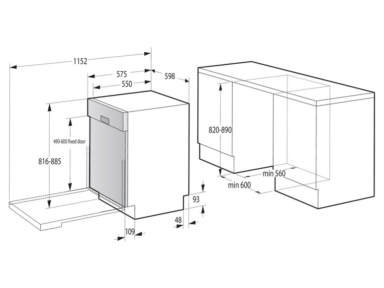 gorenje Geschirrspüler »GI642E90«, 13 Maßgedecke Angebote