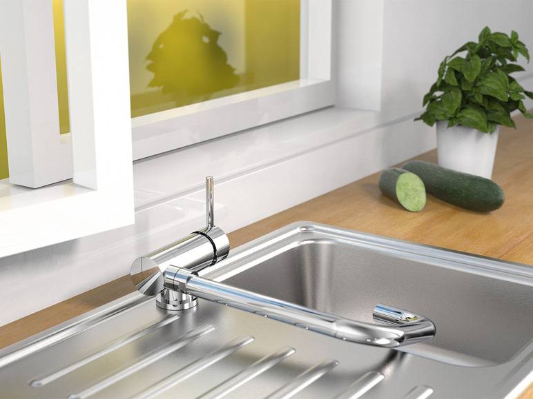 Eisl Küchenarmatur »FLEXO«, Wasserhahn Küche für Unterfenster-Montage Jubiläumsangebot