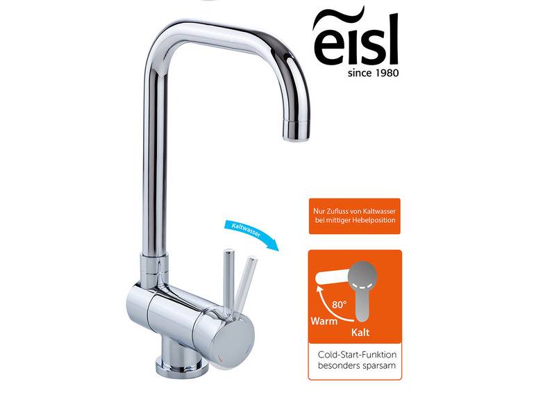 Eisl Küchenarmatur »FLEXO«, Wasserhahn Küche für Unterfenster-Montage Jubiläumsangebot