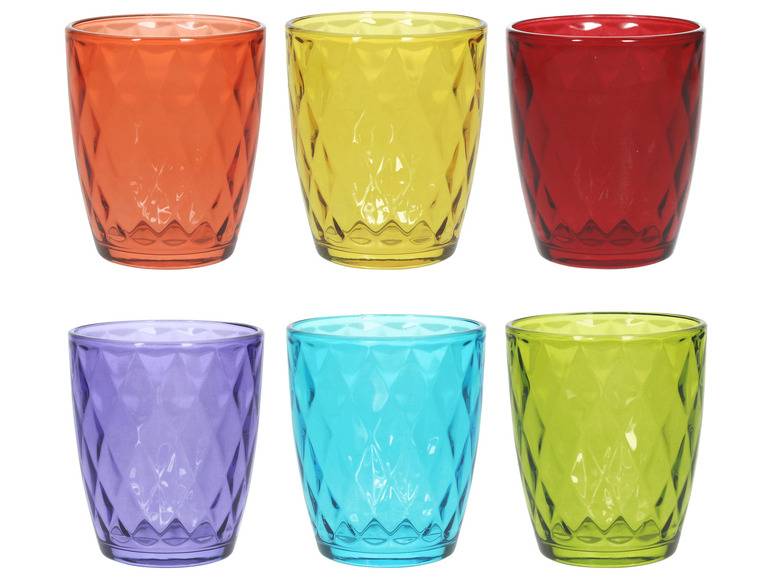 Tognana Gläserset, farbig, 320ml Zeitlich begrenztes Angebot