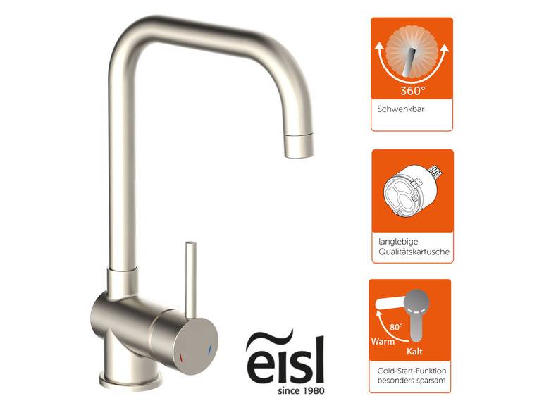 Eisl Küchenarmatur »Futura«, mit Cold-Start Funktion Letzte 3 Tage