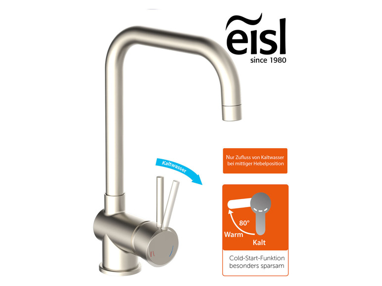 Eisl Küchenarmatur »Futura«, mit Cold-Start Funktion Letzte 3 Tage