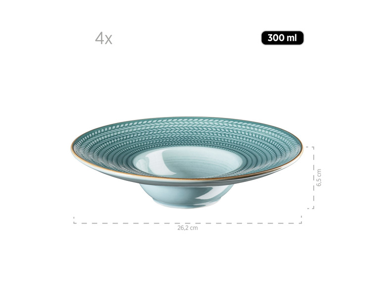 MÄSER Pastateller-Set »Prospero«, 4 Stück, handbemalt Zeitbegrenzte Promotion