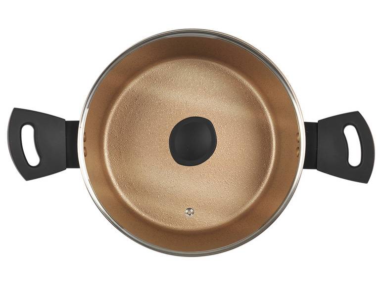 Russell Hobbs Aluminium Topf Opulence Collection Schwarz/Gold Vierteljährliche Förderung