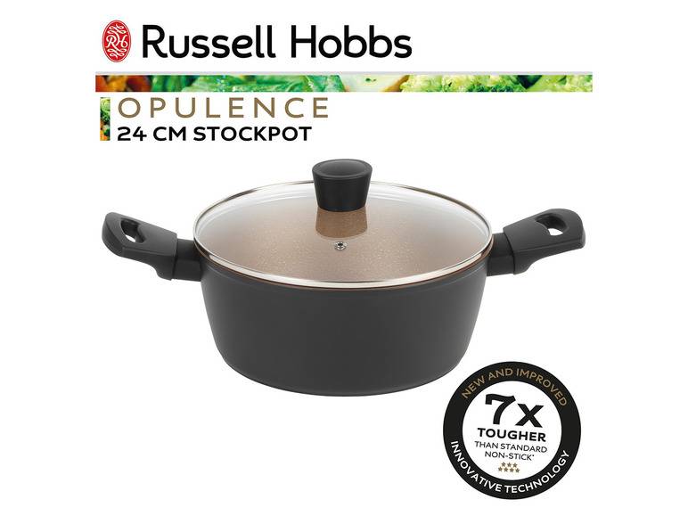 Russell Hobbs Aluminium Topf Opulence Collection Schwarz/Gold Vierteljährliche Förderung