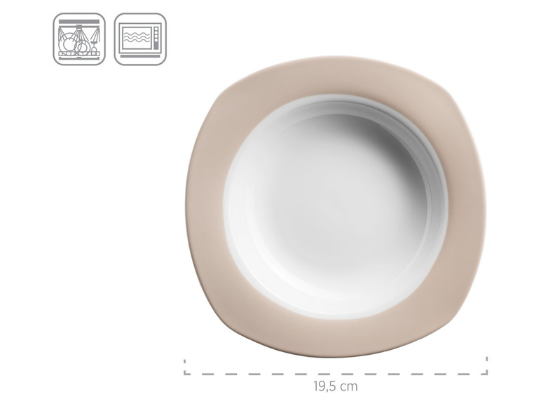 MÄSER Geschirr-Set »Nela«, beige/braun/weiß, 30-teilig Online