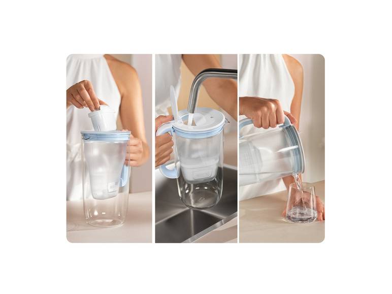 BRITA Glas hellblau inkl. 1x MAXTRA PRO ALL-IN-1 Filterkartusche im Angebot