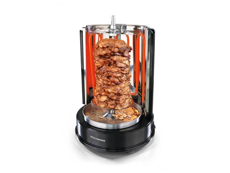 RACHS KOCHWERK Dönergrill 1400 W schwarz Flash Sale