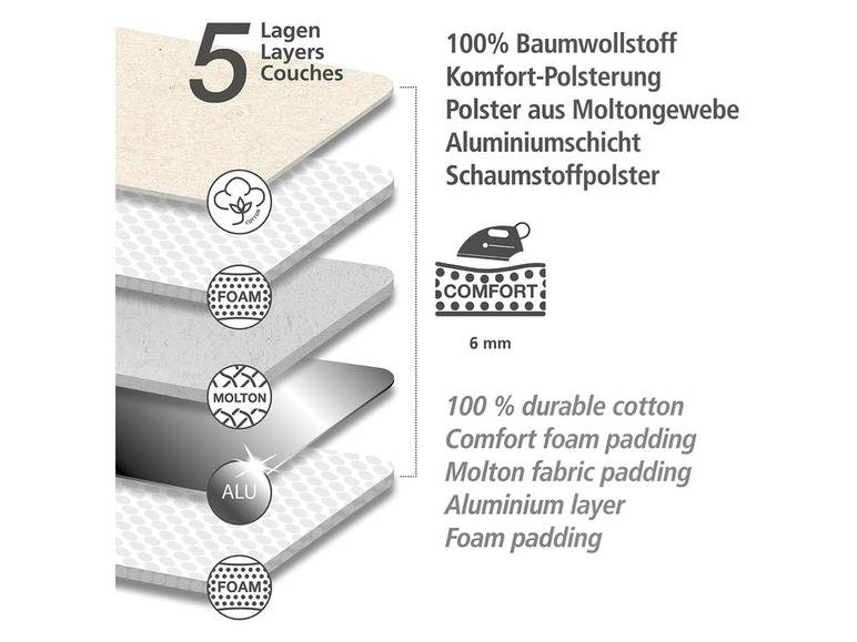 Wenko Bügeltischbezug »Air Comfort«, dampfbügelgeeignet Jubiläumsangebot