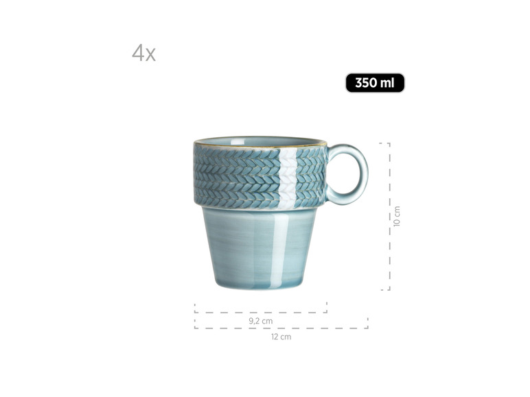 MÄSER Kaffeetassen-Set »Prospero«, 4 Stück, handbemalt Sonderangebote