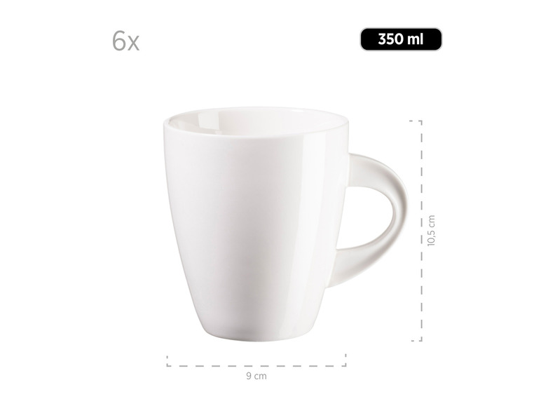 MÄSER Kaffeebecher-Set »La Musica«, 6-teilig, aus Porzellan Begrenzte Freigabe