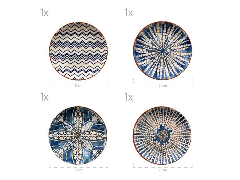 MÄSER Teller-Set »Iberico Blue«, 12-teilig, 4 Designs Neueste Stile