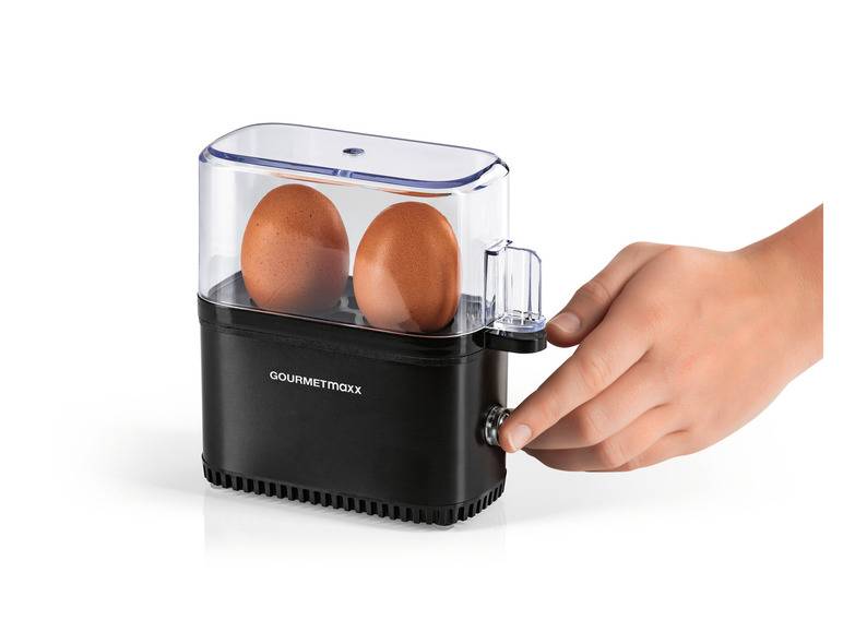 GOURMETmaxx Eierkocher Kompakt 2.0 250 W schwarz matt Riesige Rabatte