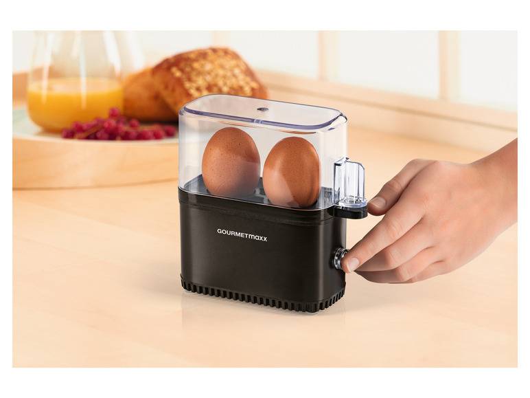 GOURMETmaxx Eierkocher Kompakt 2.0 250 W schwarz matt Riesige Rabatte