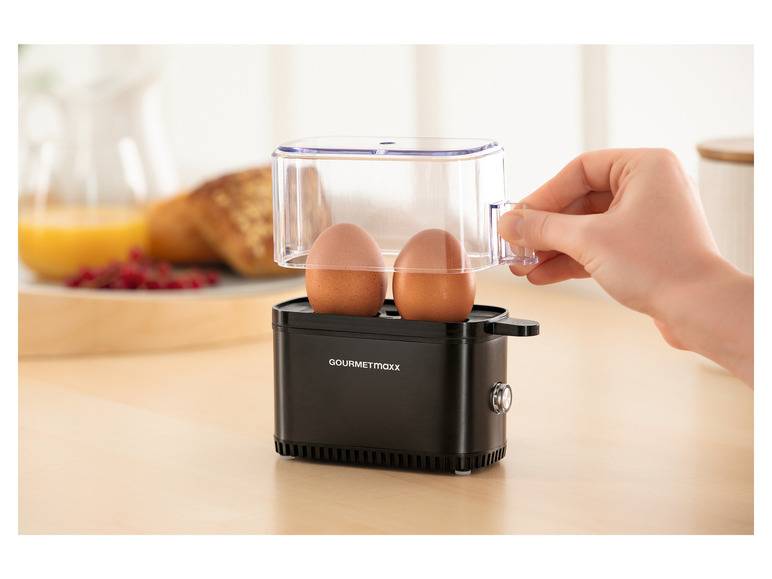 GOURMETmaxx Eierkocher Kompakt 2.0 250 W schwarz matt Riesige Rabatte