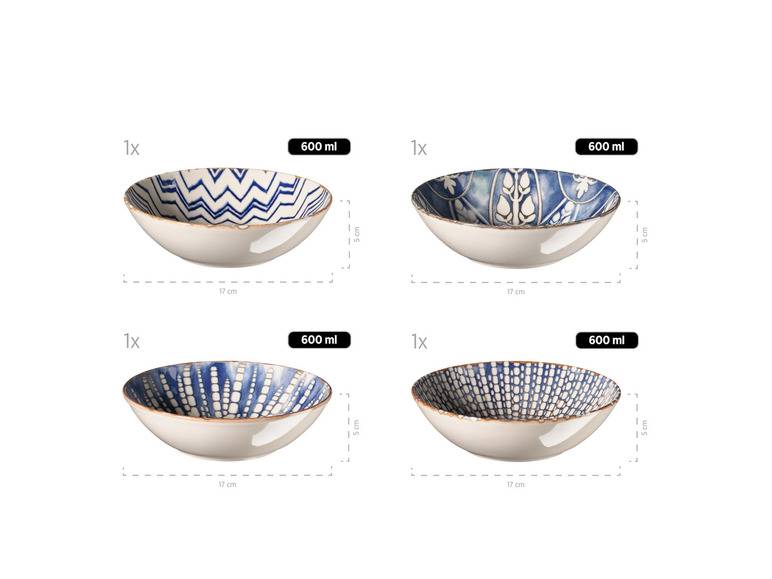 MÄSER Salat-Set »Iberico Blue«, 5-teilig, 4 Designs Lagerräumung