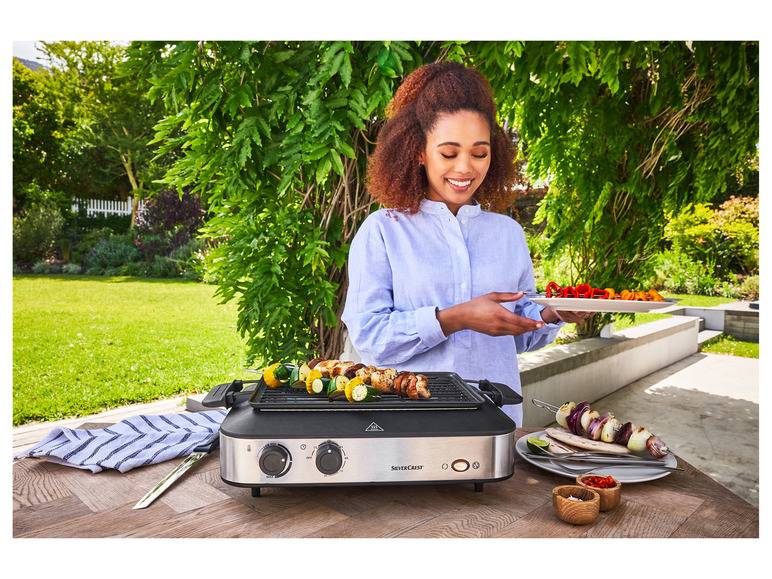 SILVERCREST® KITCHEN TOOLS Multifunktionsgrill SMEG 1600 A1, mit Kebabfunktion Vierteljährliche Förderung