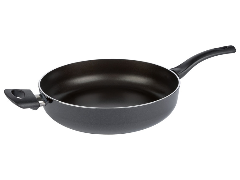 ERNESTO® Sauteuse »Alu Noir« 28 cm mit Gegengriff und Glasdeckel Nur noch ein Tag übrig