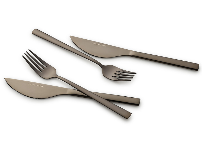 ERNESTO® Pizzastein eckig + ECHTWERK Pizzabesteck Set "Bari" Begrenztes Angebot