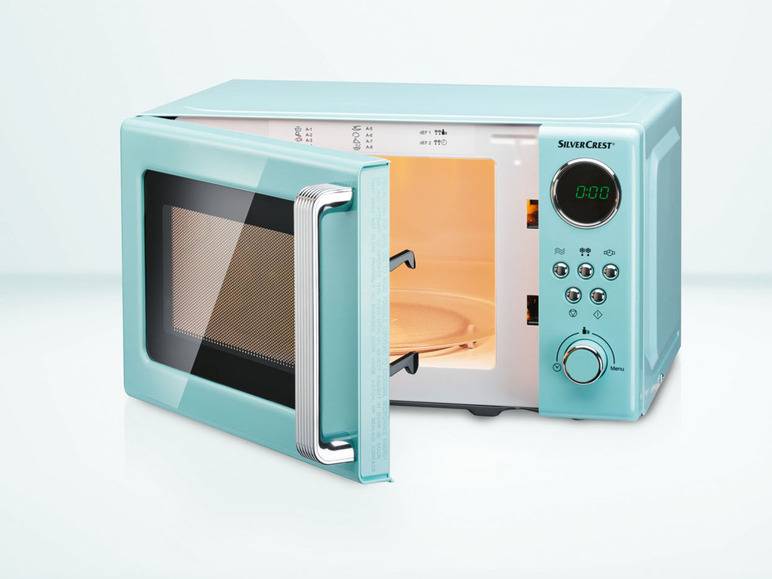 SILVERCREST® KITCHEN TOOLS Mikrowelle »SMWC 700 C1«, 17 l, 700 W türkis Fabrikladen