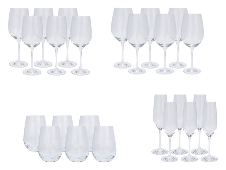 ERNESTO® Gläser Set aus Kristallglas