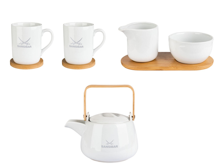 Sansibar Teekanne / Tassen 2er-/ Milch- und Zucker Set Fabrikpreis