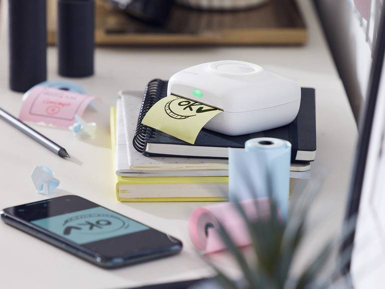SILVERCREST® Mini Pocket Printer inklusive Papierrolle Günstig kaufen