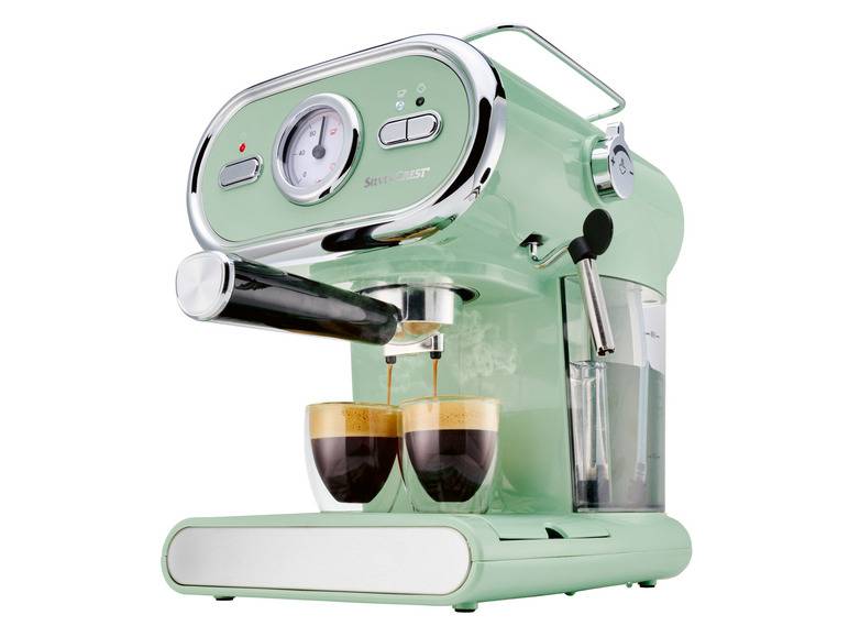 SILVERCREST® KITCHEN TOOLS Espressomaschine »SEM 1100 E1«, mint, 1100 W Cyber Monday