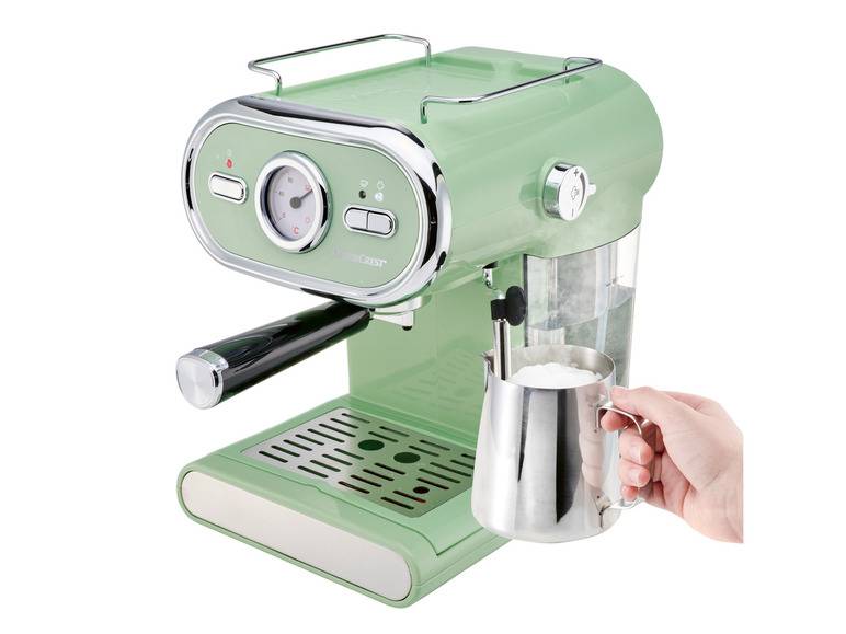 SILVERCREST® KITCHEN TOOLS Espressomaschine »SEM 1100 E1«, mint, 1100 W Cyber Monday